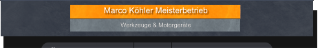 Werkzeuge & Motorgeräte  Marco Köhler Meisterbetrieb